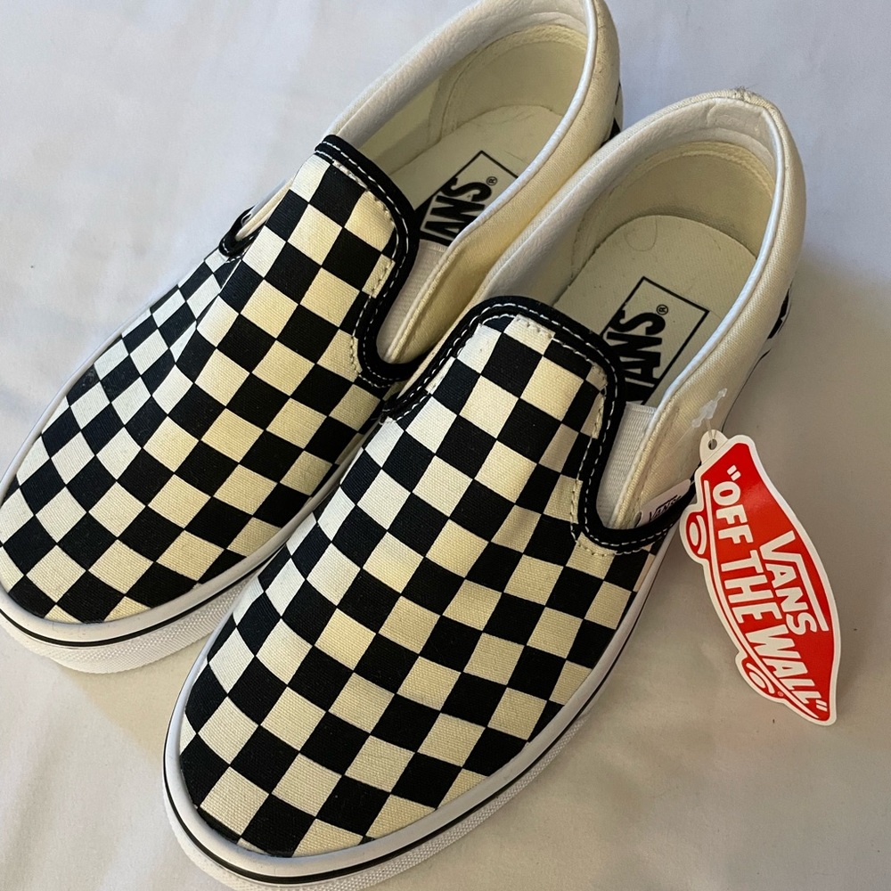 Vans slip-on checkered 7.5